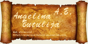 Angelina Butulija vizit kartica